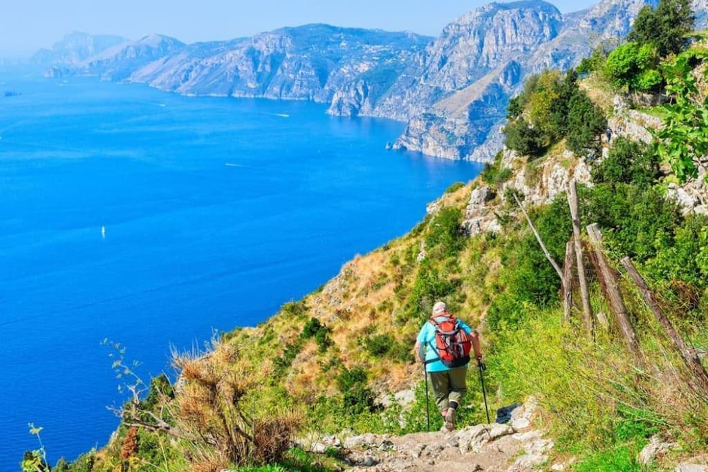 Amalfi Coast, Positano, Sorrento, Capri, Garden, Villa Carcara Colli di Fontanelle Exterior foto