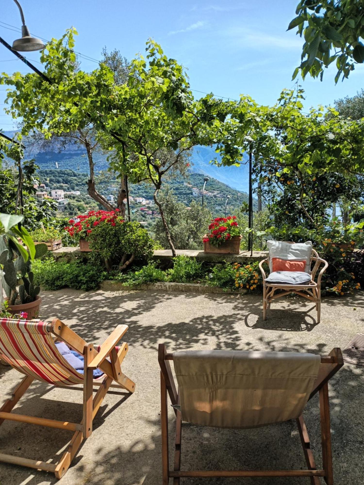 Amalfi Coast, Positano, Sorrento, Capri, Garden, Villa Carcara Colli di Fontanelle Exterior foto